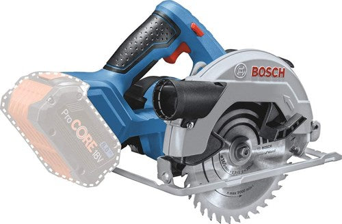 Bosch blauw gks 18v-57 - 18v li-ion accu cirkelzaag body - 165mm | zonder accu's en lader - 06016a2200