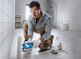 Bosch blauw gop 18v-34 accu multitool met accessoires 18v | zonder accu's en lader in l-boxx - 06018g2002