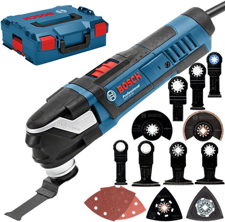 Bosch blauw omt gop 40-30+ac (segmentblad acz 85 eb acz 85 rt3, invalzaagblad paiz 32 apb aiz 32 epc aii 65 bspb aiz 32 apb aii 65 apb paii 65 apb, schuurplateau avz 93 g avz 78 rt2, set schuurbladen (korrel 2x80 korrel 2x120 korrel 1x240) )