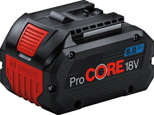 Bosch blauw procore 18v 8.0 ah professional accu 8.0ah performance - 1600a016gk