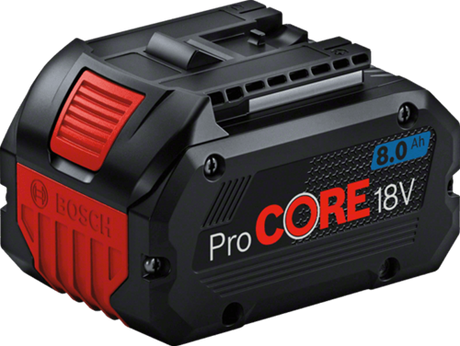 Bosch blauw procore 18v 8.0 ah professional accu 8.0ah performance - 1600a016gk