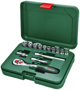 Bosch groen 1 4 ratelset 14-stuks - 1600a02by0