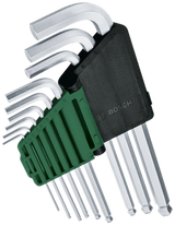 Bosch groen inbussleutelset | lange versie | 9-delig - 1600a032v1