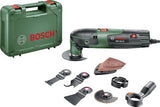 Bosch groen bosch pmf 220 ce multitool - op snoer - oscillerend - 220 w - incl. 9 accessoires en koffer