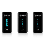 Boya 2.4 GHz Ultra-Compacte Microfoon Draadloos BY-XM6-S2