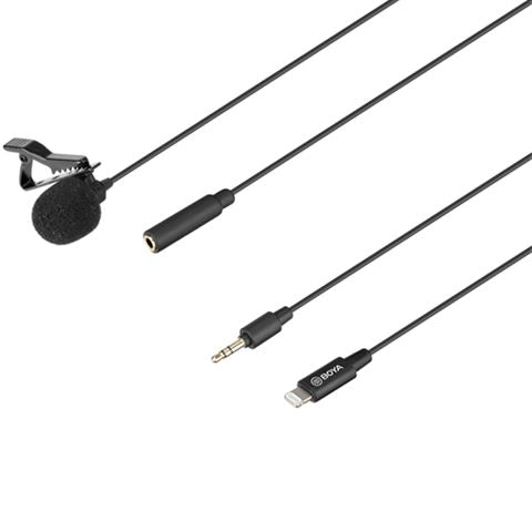 Boya Clip-on Lavalier Microfoon BY-M2 voor iOS