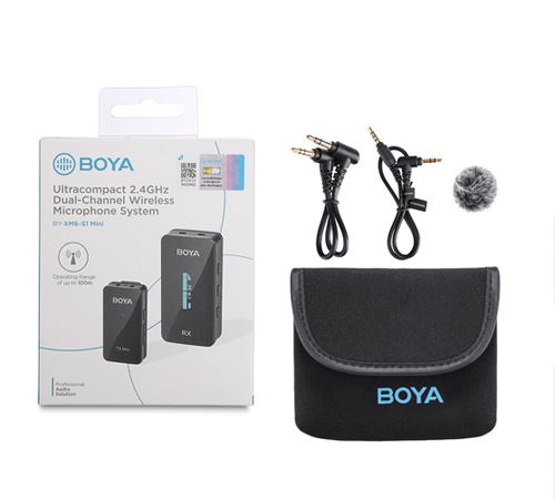 Boya Ultra-Compacte Draadloze Microfoon BY-XM6-S1 Mini