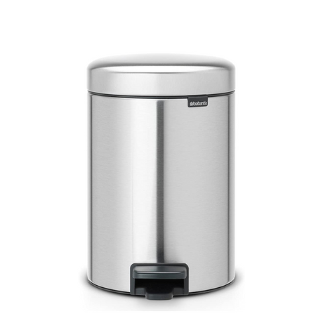 Brabantia pedaalemmer newicon 3 liter matt steel fingerprint proof