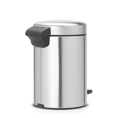 Brabantia pedaalemmer newicon 3 liter matt steel fingerprint proof