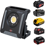 Brennenstuhl multi batterij led accu bouwlamp 4000 ma (40w, 4500lm, ip65, werklamp compatibel met 18v batterijen van 5 verschillende fabrikanten, zonder accu, engineered in germany)