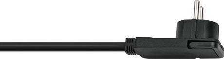 Brennenstuhl comfort-line plus stekkerdoos met platte stekker 4-voudig zwart 2m h05vv-f 3g1,5 - 1153100100
