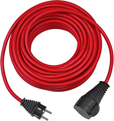 Brennenstuhl verlengsnoer voor bouwplaatsen ip44 10m rood h07rn-f 3g1,5