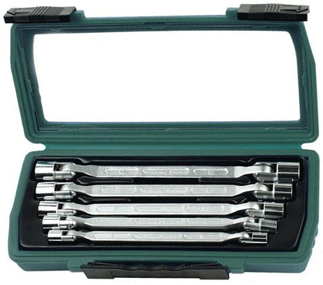 Brüder mannesmann kniesleutelset 5 dlg in koffer (hobby) - 19821