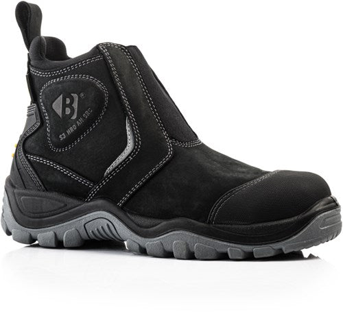 Buckbootz instapper buckshot bsh014 s3 | zwart | maat 44 - 00.176.117.44