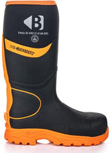 Buckbootz werklaars bbz8000 s5 zwart oranje | zwart oranje | maat 47 - 00.0176.098.47
