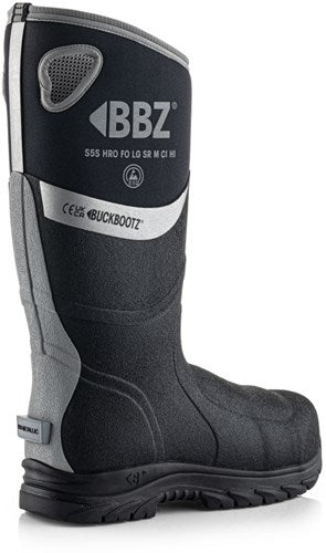 Buckbootz werklaars bbz9000 s5s zwart | zwart | maat 43 - 5055138025581