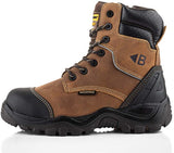 Buckbootz werkschoen bsh008wpnm hoog s3 + kn | bruin | maat 43 - 00.176.031.43