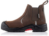 Buckbootz werkschoen nubuckz instapper nkz101brn s3s 2.0 | bruin | maat 43 - 5055138022887