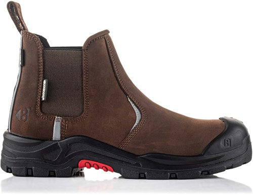 Buckbootz werkschoen nubuckz instapper nkz101brn s3s 2.0 | bruin | maat 46 - 5055138022917