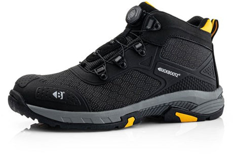 Buckbootz werkschoen tradez wheelz mid s1ps boa | zwart | maat 46 - 5055138026922