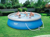 Bestway fastset zwembad 457x84cm + pomp