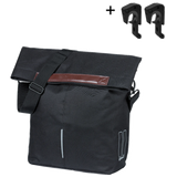 Basil fietsshopper city mik hooks 14-16l 13 x 29 x 31 cm - zwart