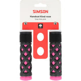 Simson handvatten kinder roze-zwart