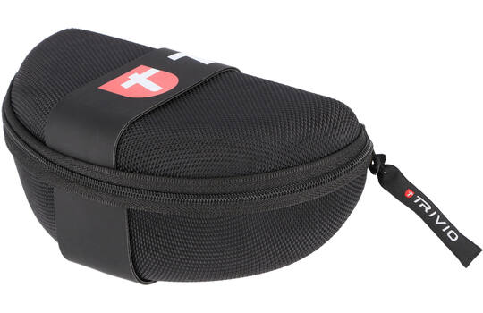 Trivio - fietsbril hadley rood wit met 2 extra lenzen