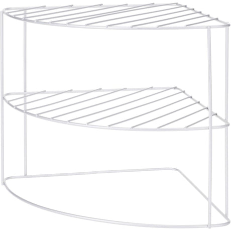 Excellent houseware keukenhoekrek metaal 23x23x21cm grijs