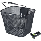 Basil b.v. fietsmand basil bilbao kf bevestiging inclusief stuurpenhouder 26 x 22 x 27 cm - zwart