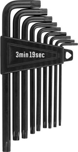 3min19sec torx tool set, 9-piece