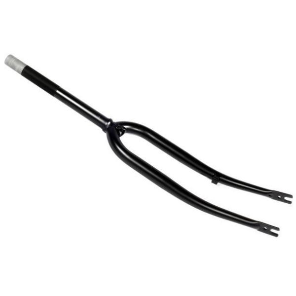 Vork 28 inch transport 1 draad glans zwart