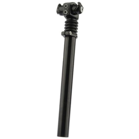 geveerde zadelpen ATB , 2 bouts bevestiging. 27.2 zwart 300mm