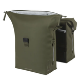 Basil dubbele fietstas soho nordlicht mik 41 liter 15 x 31 x 38 cm - moss green