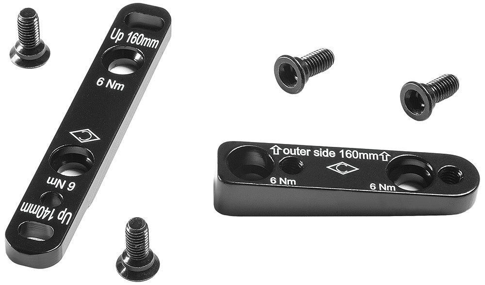 Campagnolo adapter (achter) incl. bouten Ekar