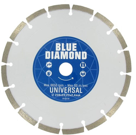 Carat blue diamond diamantdroogzaag ø125x22.23mm, type universeel. - cebd125310