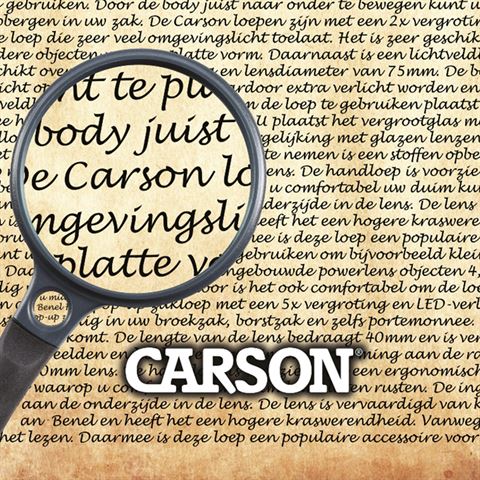 Carson balie display leeg