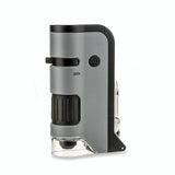 Carson handmicroscoop mp-250 microflip 100-200x met smartphone adapter