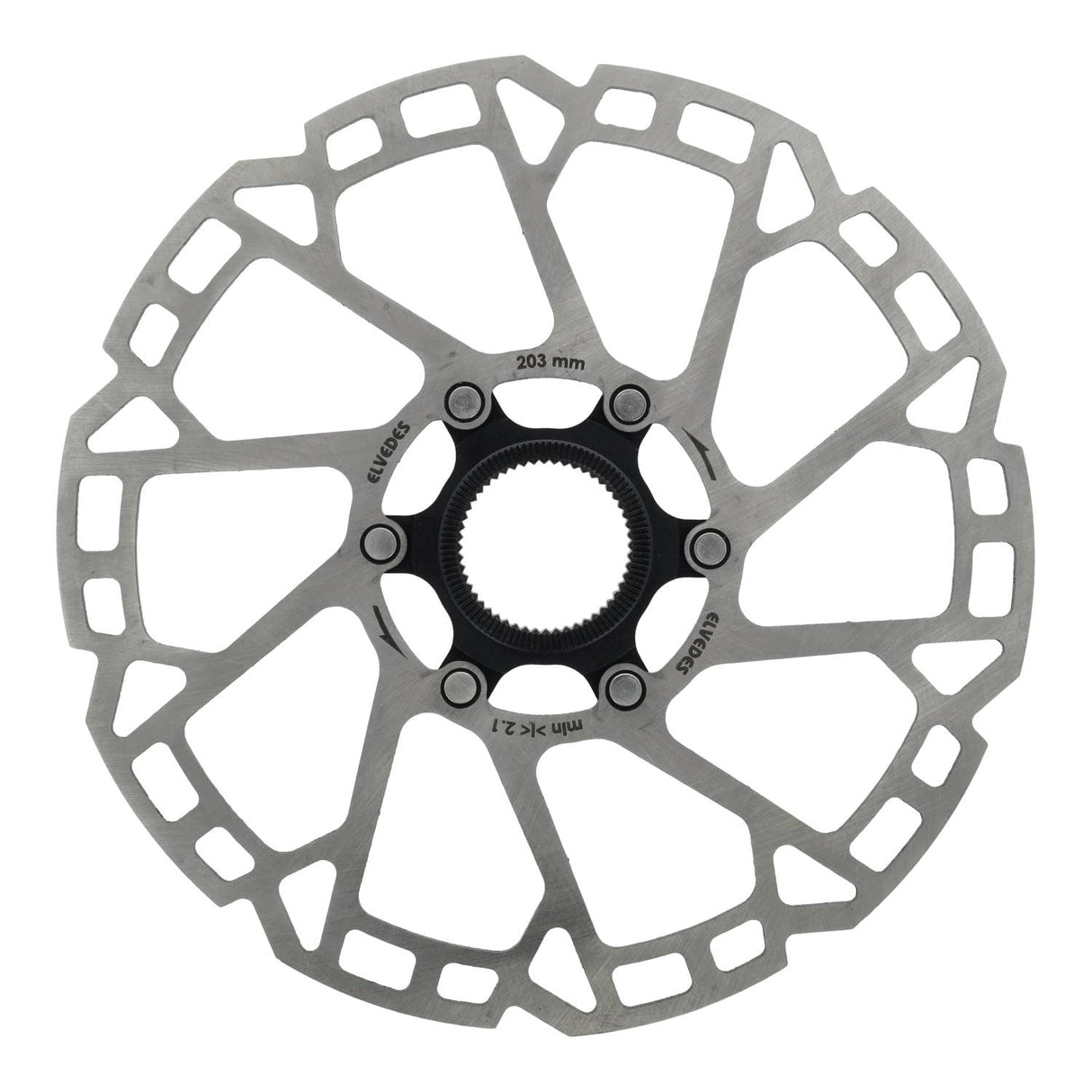 Elvedes Remschijf centerlock ø203mm T=2,3mm