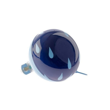 Nv ding dong bel 60mm drops blauw met druppels kaart