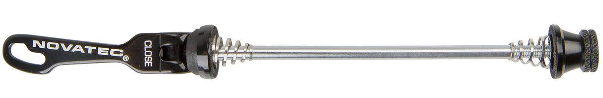 Novatec quick release snelspanner vooras 112 mm alu zwart