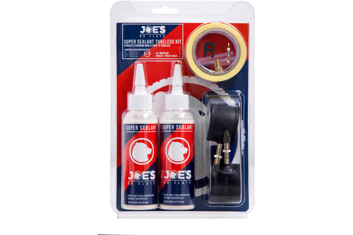 Joe's no flats Tubeless conversie kit super sealant all mountain fv