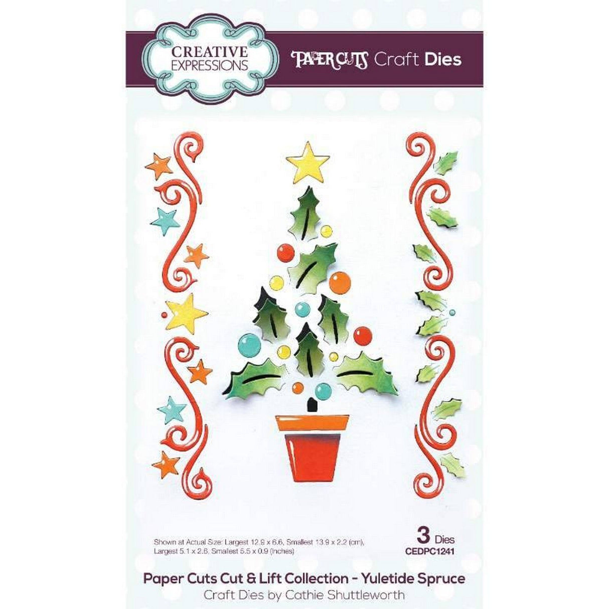 Paper cuts • cut lift collection craft die yuletide spruce