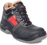 Cerva jena sc-03-012 s3 mid werkschoen gevoerd | kleur zwart rood | maat 45 - 8591806234925