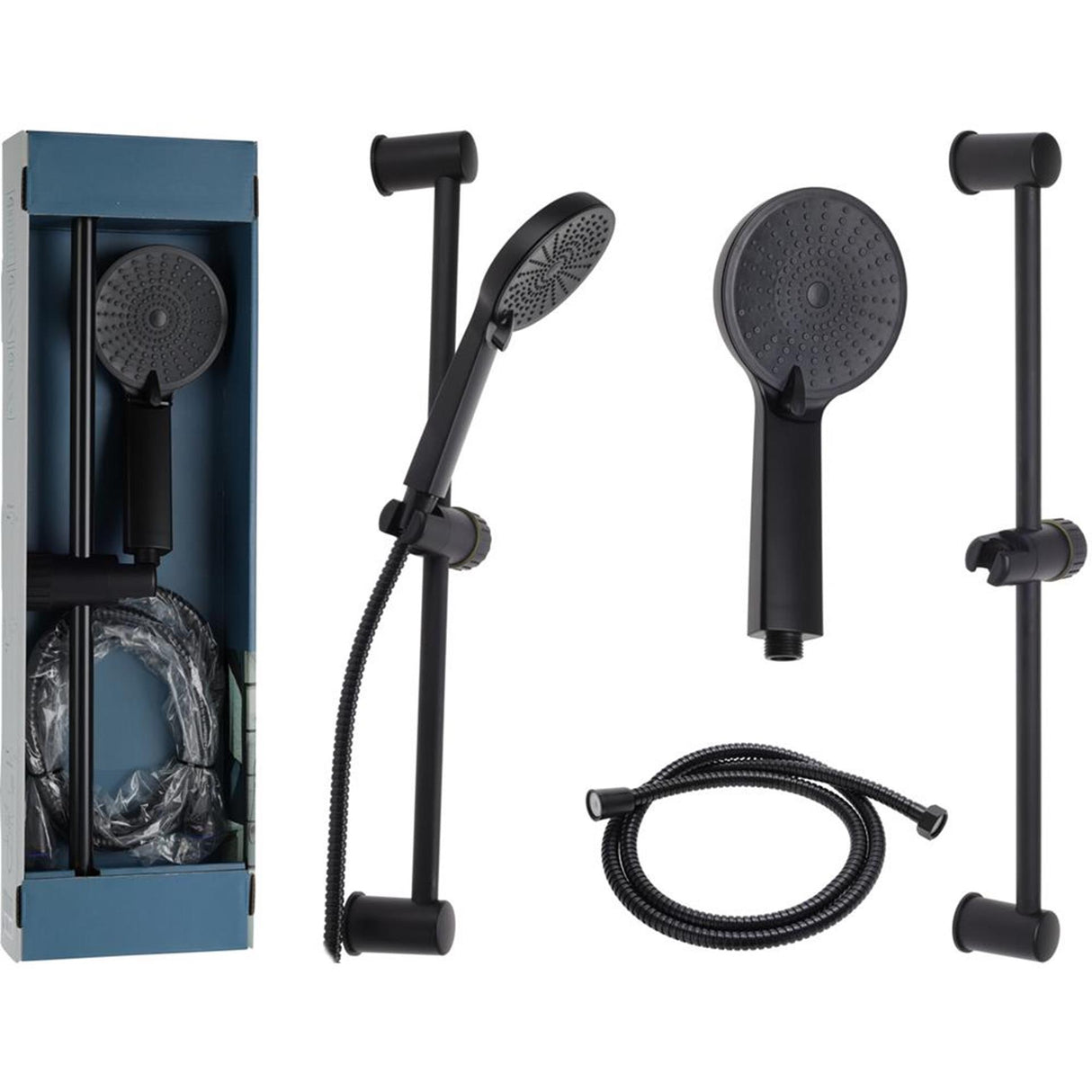 Bathroom solutions doucheset mat zwart