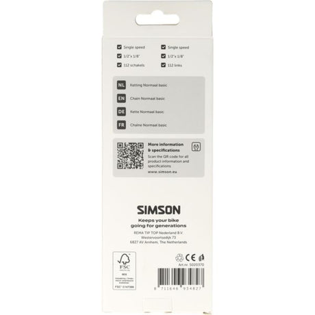 Simson ketting normaal basic
