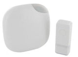Enzo chacon draadloze deurbel set 100m design wit + flits - 8415021