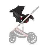 Chipolino amore autostoel met adapters 40-85 cm groep 0+ obsidian zwart