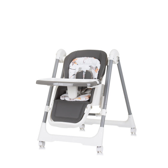 Chipolino milk shake 2-in-1 kinderstoel schommelstoel ash grijs wit