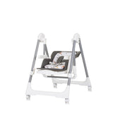 Chipolino milk shake 2-in-1 kinderstoel schommelstoel ash grijs wit